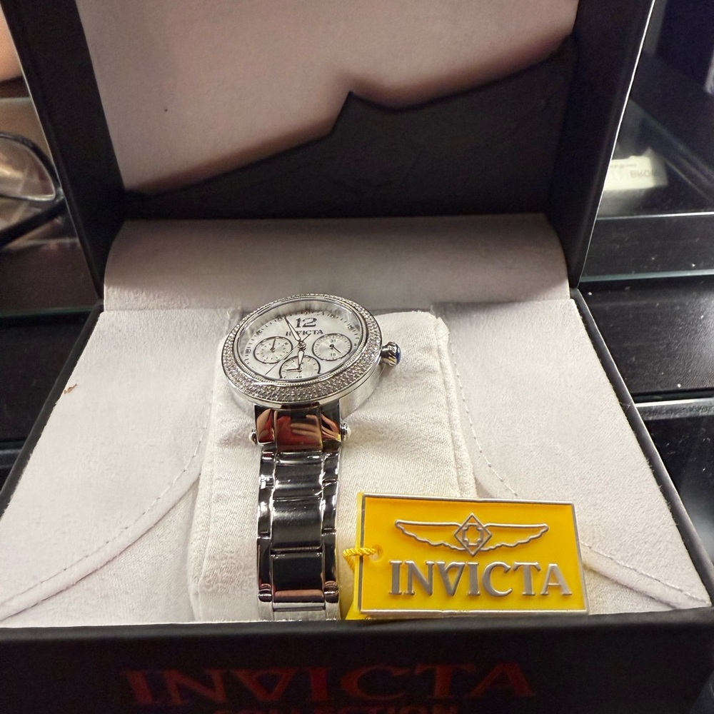 Invicta Silver Chronograph Ladies watch